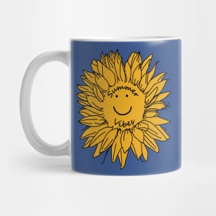 Summer Vibes Yellow Sunflower Mug